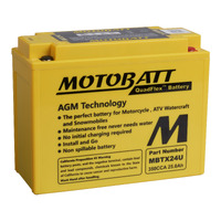 Motobatt AGM Battery for 1987-1994 Harley Davidson FLHS 1340 Electra Glide Sport