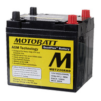 Motobatt Battery Quadflex AGM Battery - MBTZ26RHD