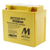 MBYZ16H Motobatt Quadflex 12V Battery 