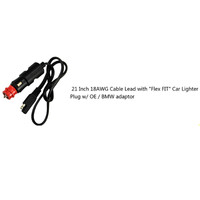 Motobatt Charger Cable Lead 53cm - Car Light & BMW Adaptor