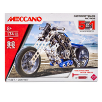 MECCANO 5 IN 1 MOTORCYCLE MODEL SET* 