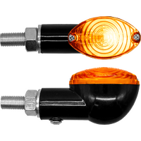 Mini Cat Eye Indicator Black (Pair)