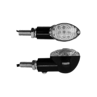 Mini Cat Eye LED Indicator Black (Pair) 