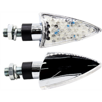Arrowhead LED Ind Short Stem Chrome (Pair)