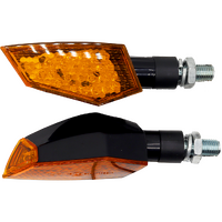 Super Vista LED Indicator Black (Pair)