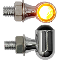 Micro Matterhorn LED Ind Chrome (Pair)