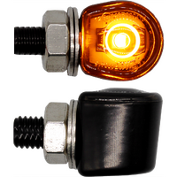 Micro Cyclops LED Ind Black (Pair)