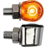 Micro Cyclops LED Ind Chrome (Pair)