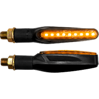 Excalibur Sequential LED Ind Black (Pair)
