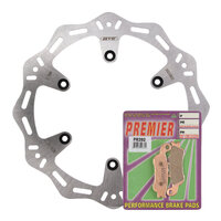 Front Hornet Brake Disc Rotor & Pad Kit for 2022-2024 Yamaha YZ450FX