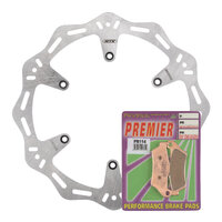 Front Hornet Brake Disc Rotor & Pad Kit for 2011-2014 Husaberg TE300