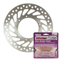 Front Brake Disc Rotor & Pad Kit for 2004-2014 Honda CRF250R