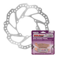 Front Brake Disc Rotor & Pad Kit (Wave) for 2015-2024 Honda CRF250R