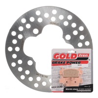 Front Brake Disc Rotor & Pad Kit for 2005-2011 Honda TRX500FM Foreman 4X4