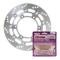 Front Brake Disc Rotor & Pad Kit for 1996-2024 Suzuki DR650SE