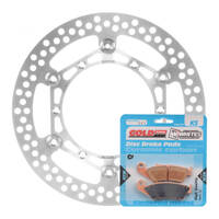Front Brake Disc Rotor & Pad Kit for 1996-2011 Suzuki RM125