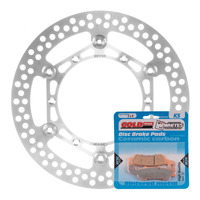 Front Brake Disc Rotor & Pad Kit for 2008-2015 Yamaha YZ450F
