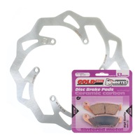 Front Brake Disc Rotor & Pad Kit (Wave) for 2007-2019 KTM 450 SXF