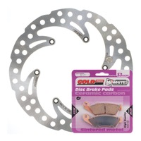 Front Brake Disc Rotor & Pad Kit (Wave) for 1998-2003 KTM 300 EXC