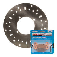 Front Brake Disc Rotor & Pad Kit for 2021-2023 Polaris Sportsman 570 Premium