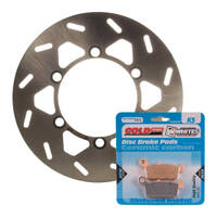 Rear Brake Disc Rotor & Pad Kit for 1997-2008 Kawasaki KLX300R