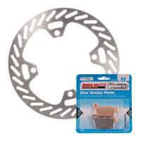 Rear Brake Disc Rotor & Pad Kit for 2008-2023 Kawasaki KLX450R
