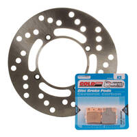 Rear Brake Disc Rotor & Pad Kit for 2002-2024 Yamaha YZ85