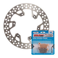Rear Brake Disc Rotor & Pad Kit for 2003-2019 Yamaha YZ250F