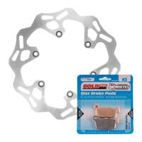 Rear Brake Wave Disc Rotor & Pad Kit for 2020 Yamaha YZ250F