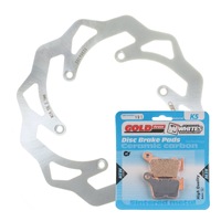 Rear Brake Wave Disc Rotor & Pad Kit for 2011-2019 KTM 350 EXCF