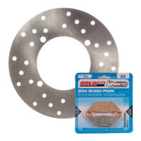 Rear Brake Disc Rotor & Pad Kit for 2015 Polaris Sportsman 570 Ute
