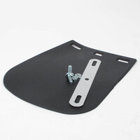 Small Black PVC Motorbike Mudflap