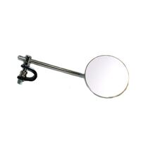 Motorbike Clamp On 8" Mirror