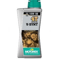 Motorex V-Synt MC 4T 15W50 Motor Oil - 1 Litre 