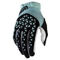 100% Airmatic Sky Blue / Black Motorbike Gloves