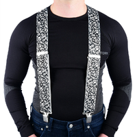 Oxford Riggers Braces - Skulls