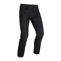Oxford AAA Straight Black Motorbike Jeans