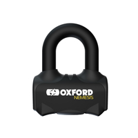 Oxford 16mm Black Nemsis Padlock
