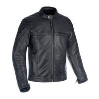 Oxford Route 73 2.0 Mens Black Motorbike Leather Jacket