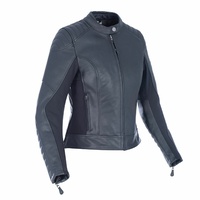 Oxford Beckley Womens Black Leather CE Tailored Motorbike Jacket