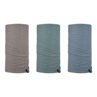 Oxford Motorbike Multi-Way Head / Neck Wear Tube 3 pack - Grey/Taupe/Khaki