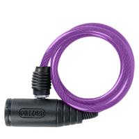 Oxford Bumper Cable Lock 6mm x 600mm - Purple 