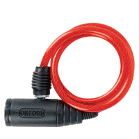 Oxford Bumper Cable Lock 6mm x 600mm - Red