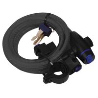 Oxford 1.8m x 12mm Cable Lock - Black