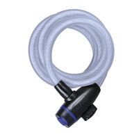Oxford 1.8m x 12mm Cable Lock - White