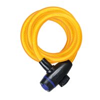 Oxford 1.8m x 12mm Cable Lock - Yellow