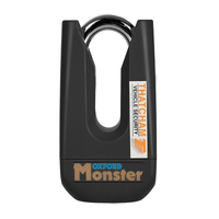 Oxford Monster Disc Lock - Black