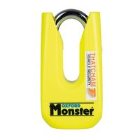 Oxford Monster Disc Lock - Yellow