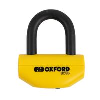 Oxford Boss 12.7mm Disc Lock - Yellow