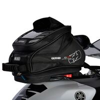 Oxford Q4R Quick Release Motorbike Tank Bag / Tail Pack Multi Use Bag - Black